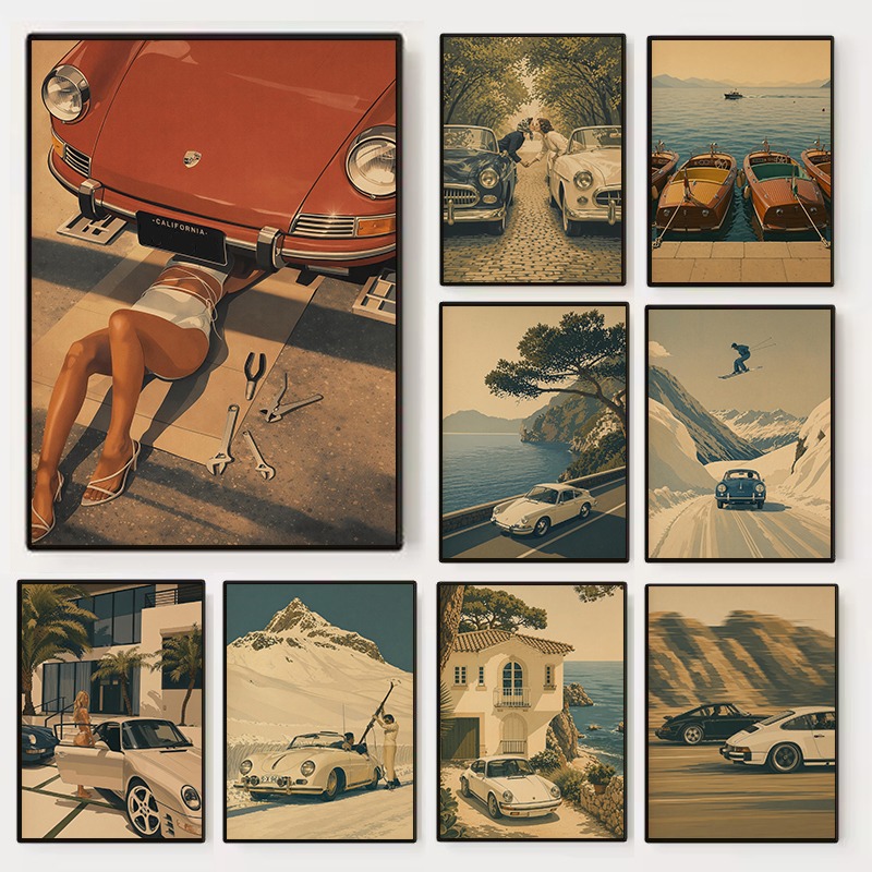 Luxury Lifestyle Cars - Retro Fashion Luxury Lifestyle Yacht Sports