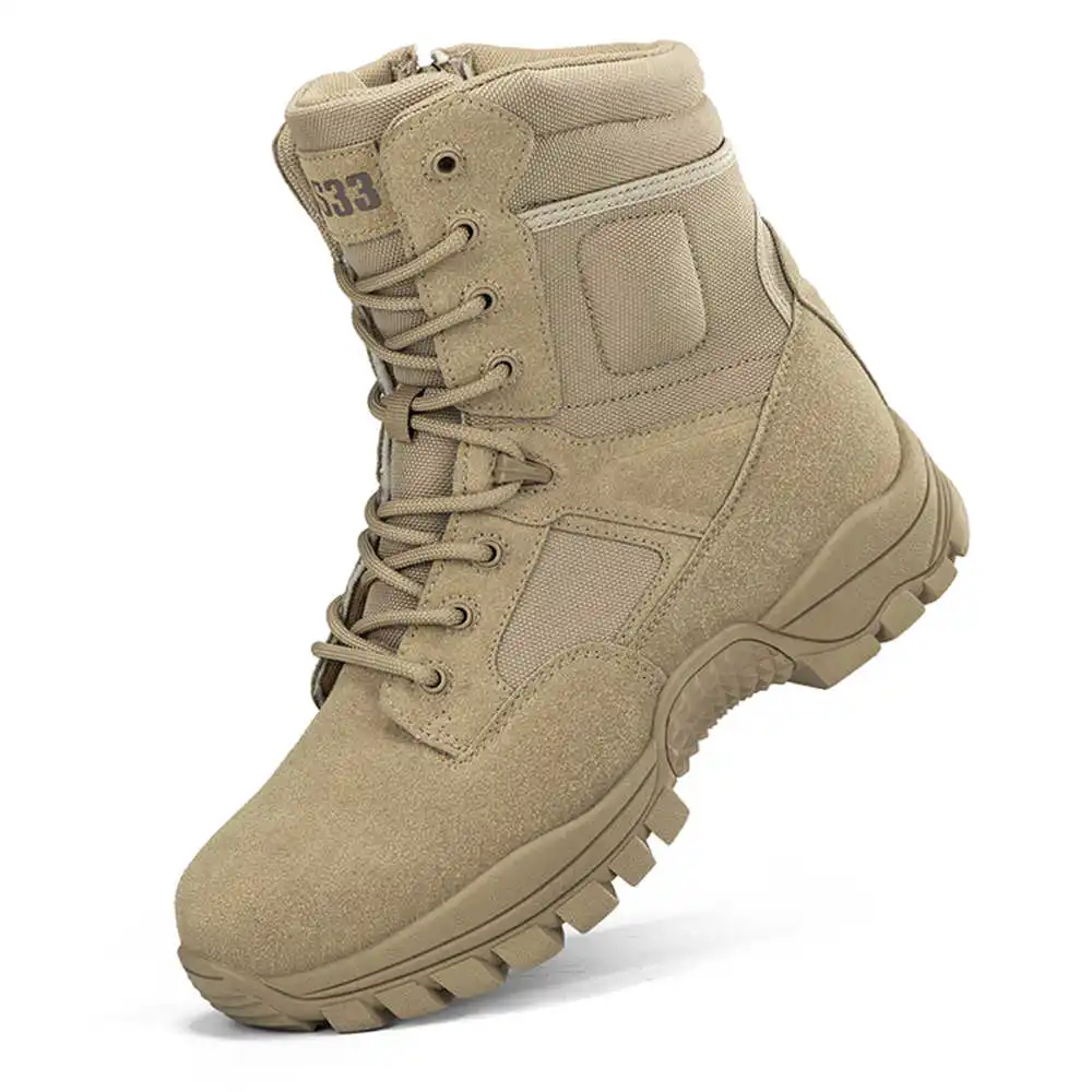 Luxury Lifestyle Uk - Nonslip Genuine Leather Hiking Boots Designer