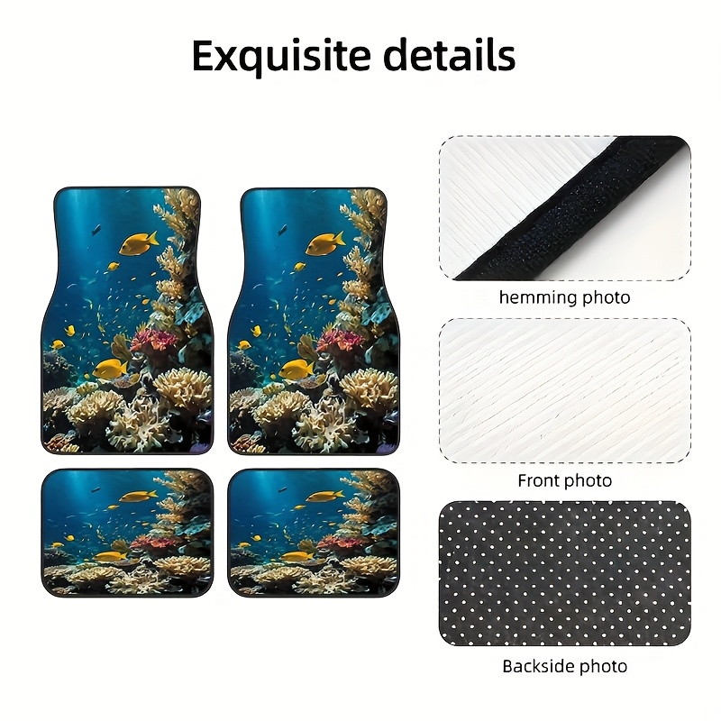Luxury Lifestyle Cars - 4pcs Universal Beautiful Underwater World Marine