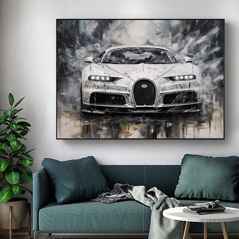 Vintage Oil Painting Style Car - Luxury Lifestyle Cars recension och pris