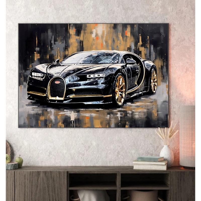 Vintage Oil Painting Style Car - Luxury Lifestyle Cars recension och pris