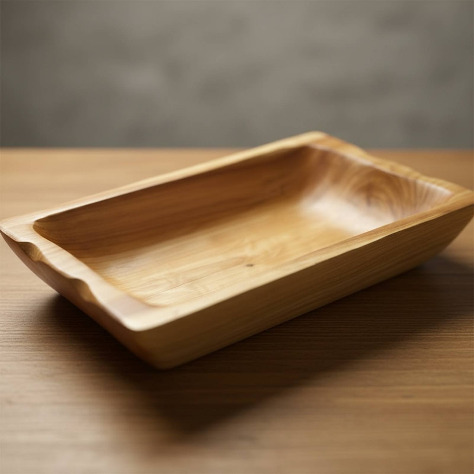 Hardwood Wood Storage Basin La - Wooden Serving Tray recension och pris