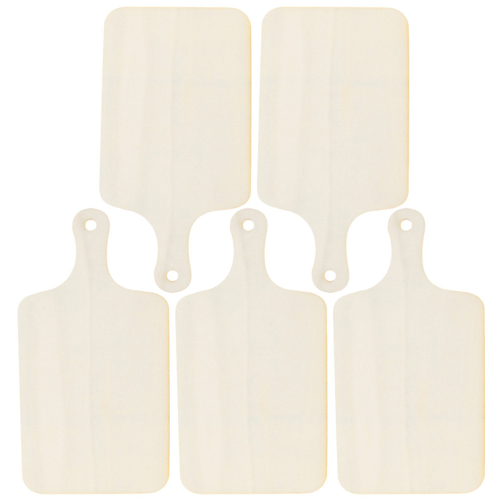 5Pcs Mini Bread Board Wooden C - Wooden Serving Tray recension och pris