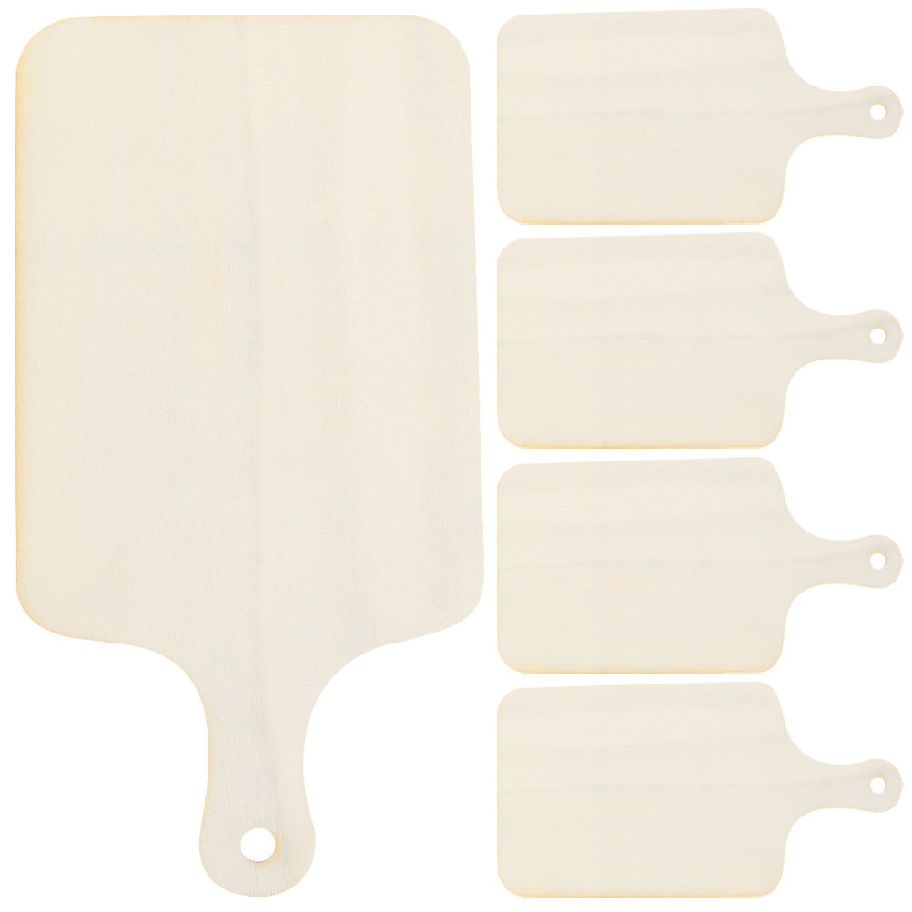 5Pcs Mini Bread Board Wooden C - Wooden Serving Tray recension och pris
