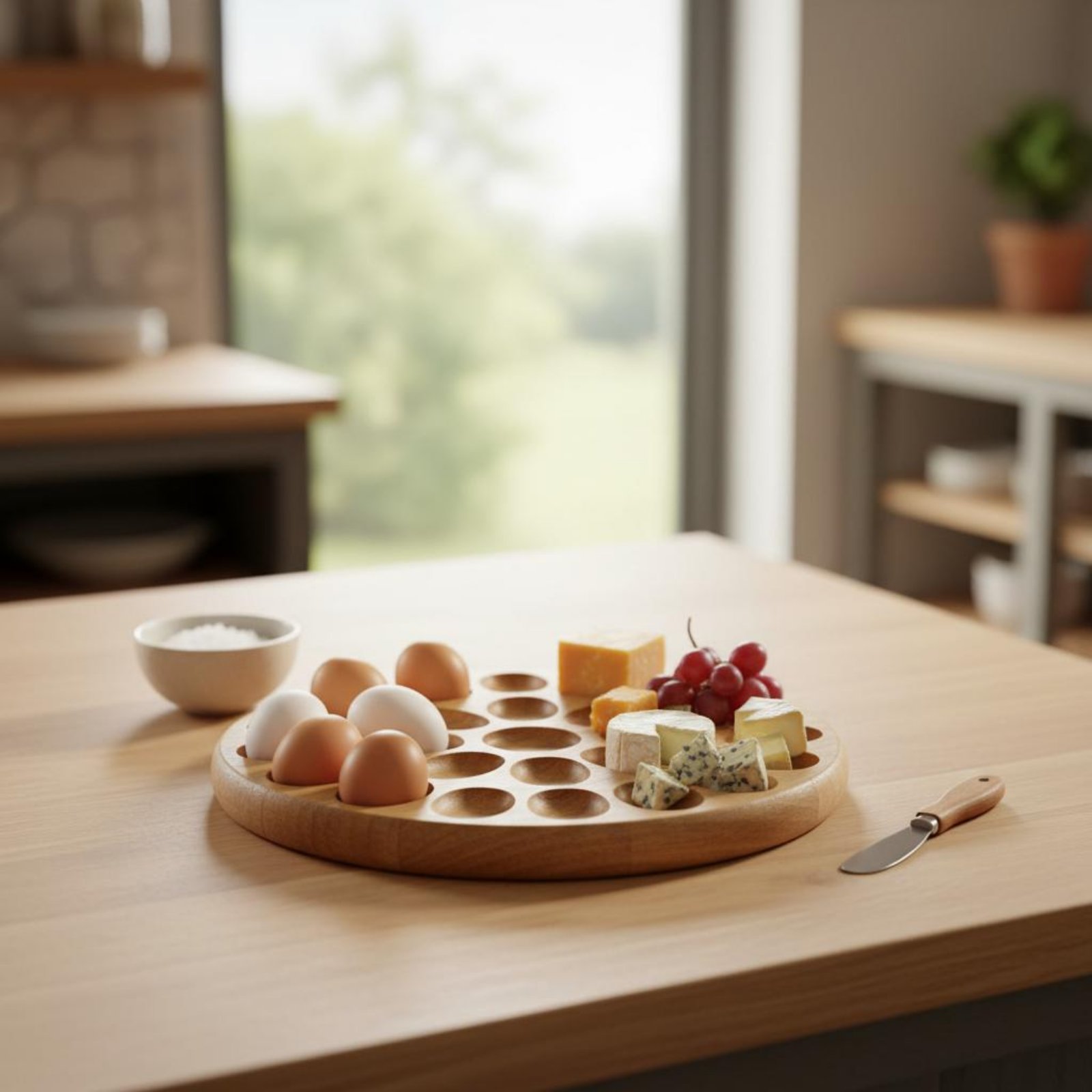 Reversible Wooden Oval Tray Na - Wooden Serving Tray recension och pris