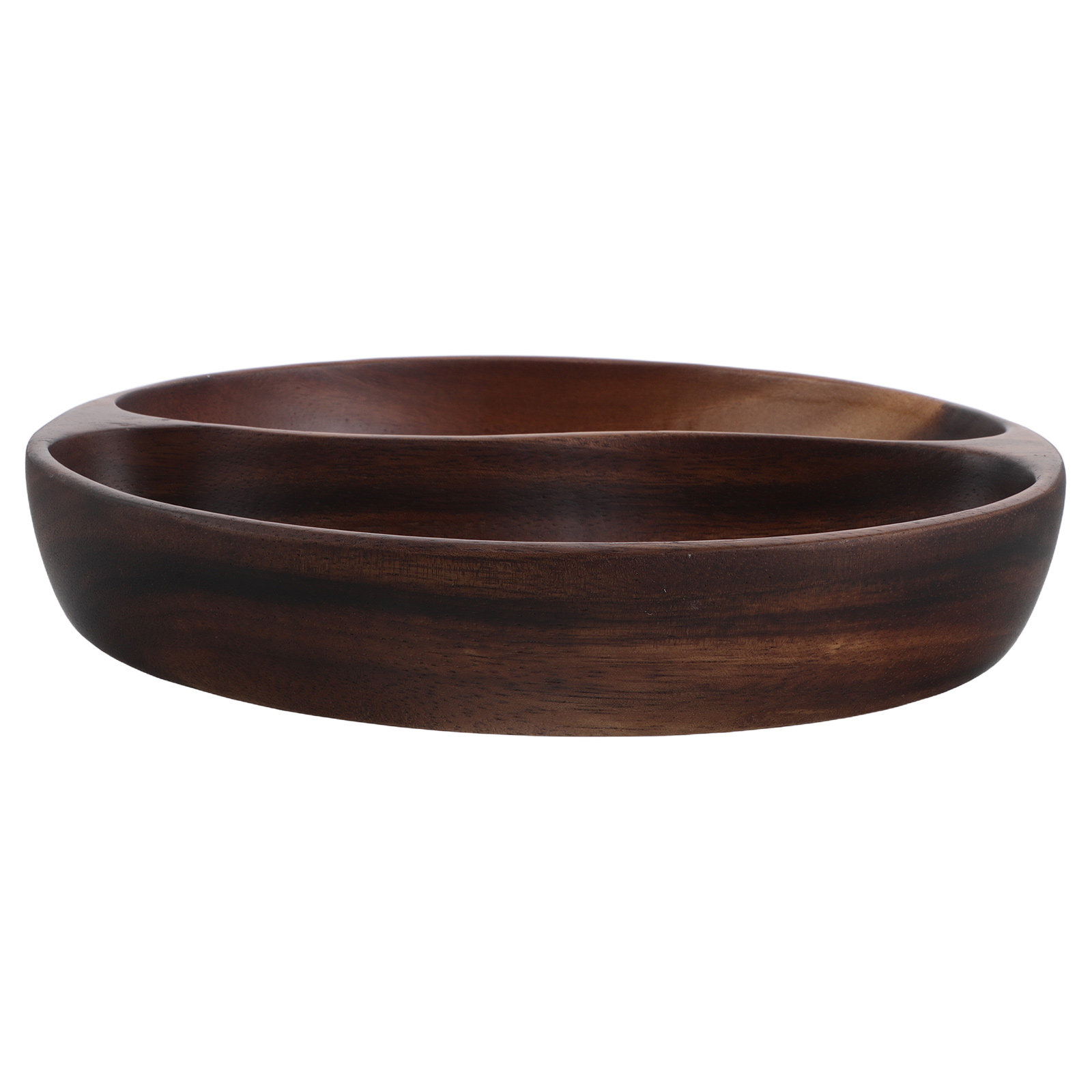 Divided Portion Plate Wooden S - Wooden Serving Tray recension och pris