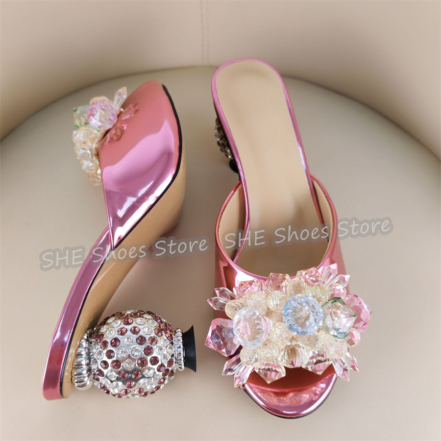 Ball Design Rhinestone Heel Wo - Crystal Ball Decor recension och pris