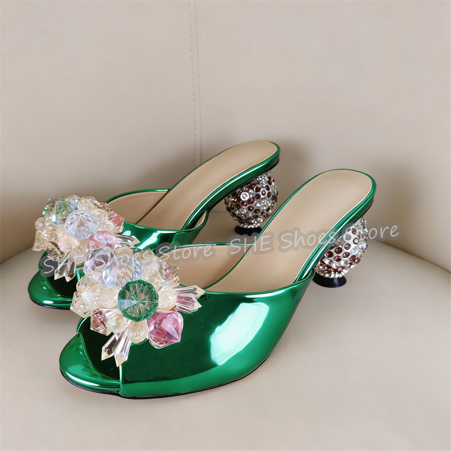 Ball Design Rhinestone Heel Wo - Crystal Ball Decor recension och pris