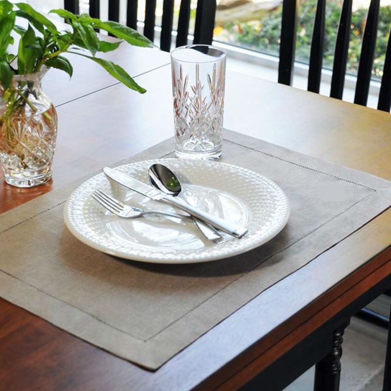 6 Pieces White Hemstitch Napki - Linen Napkin Set recension och pris