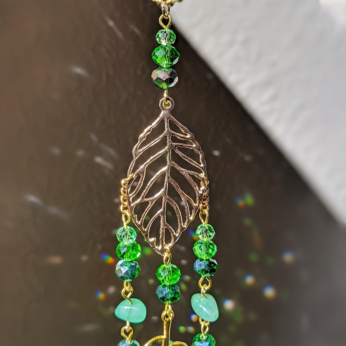 Green Crystal Suncatcher Hangi - Crystal Ball Decor recension och pris