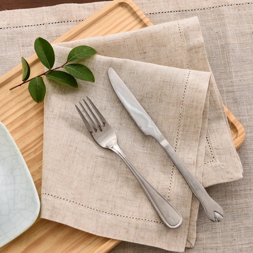 1/5/10pcs Hemstitched Linen Kh - Linen Napkin Set recension och pris