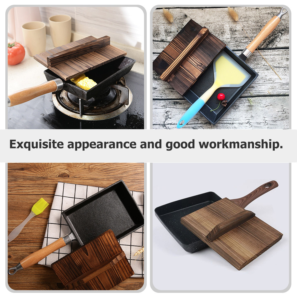 Wooden Pan Lid Kitchen Japanes - Wooden Serving Tray recension och pris