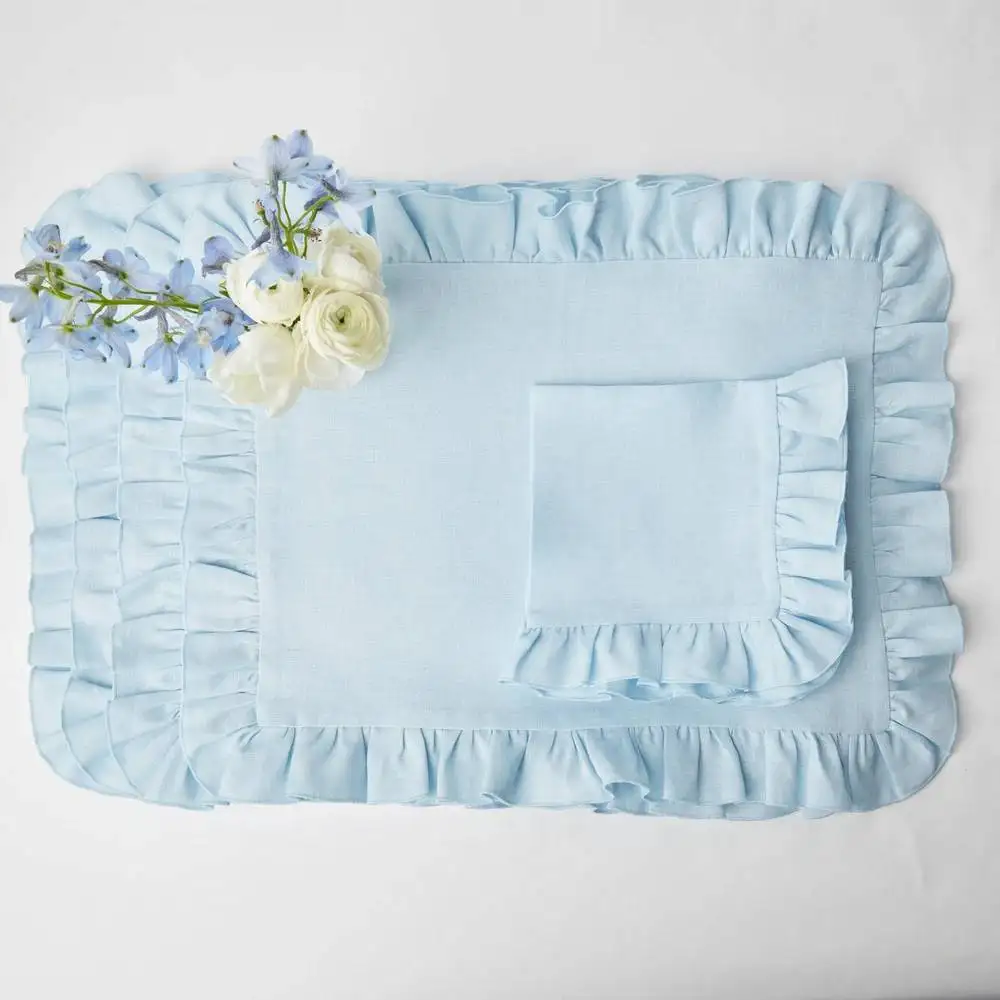Set of 6 100% Linen Napkins We - Linen Napkin Set recension och pris