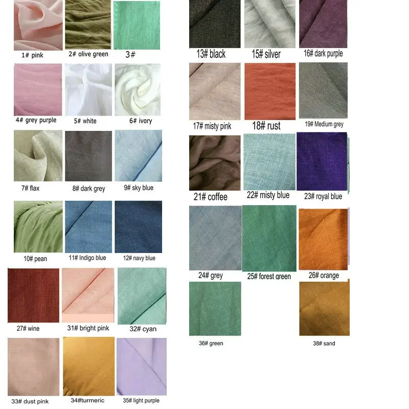 280cm Width 100% French Linen  - Linen Napkin Set recension och pris